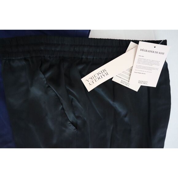 Badgley Mischka Women's Sz L Blue Ombré 100% Mulberry Silk Sleep/Lounge Set - Picture 11 of 16